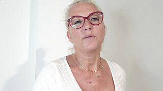 Milf Mom - Busty Stepmom Milf Teacher: Anal and Pissing Fun with Boyfriend's Son! - ah-me.com