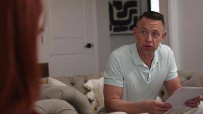 Hot Redhead Scarlett Mae takes big dick to get nanny position - hotmovs.com - Usa