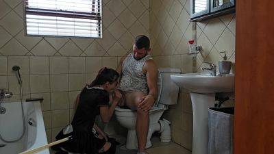 Petite Slut Sucking Cock On Toilet - hclips.com