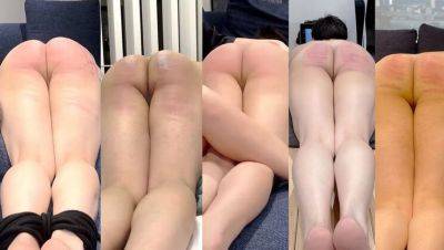 Hard Femdom Spanking - Bunny & Wolf Punish Naughty Boy with Caning & Whipping - veryfreeporn.com