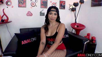 Vanessa Sky - Logan Long - Vanessa Sky Takes Big Cock in Her Tight Ass - Anal Only Creampie - veryfreeporn.com