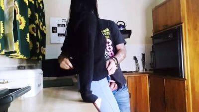 Hot Brunette Wife Fucks Husband's Best Friend - Creampie & Cuckold Action - veryfreeporn.com - South Africa