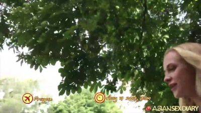 Kinky Blonde Proves Prague's Got Talent On Asian Sex Diary - hotmovs.com