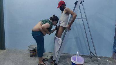 Desi Bhabhi Fucked By Painter In Home - desi-porntube.com