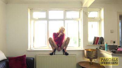 SubSlut April Paisley: fingers her soaking-wet pussy - Pascalssubsluts - hotmovs.com