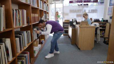 Blake Blossom - Jenna Starr - Milf Librarian Is Secretly Addicted To Eating Cum With Johnny Love, Blake Blossom, Jenna Starr - Brazzers - hotmovs.com