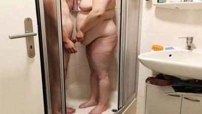 Hot German Couple Shower Sex - Amateur BBW Soaped & Fingered in HD - xxxfiles.com - Germany