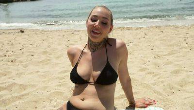 Blonde Babe Queen Hailey Takes Two Cocks After the Club - Anal & Cumshot - porntry.com