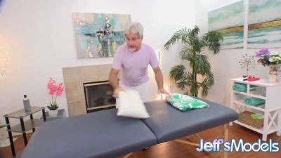Blonde BBW Genevieve LaFleur Asks The Masseur for a Special Rubdown - sexu.com