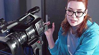 Rebecca Volpetti - Fitness Rooms Rebecca Volpetti redhead Czech lesbian pussy eating orgasm - ah-me.com - Czech Republic