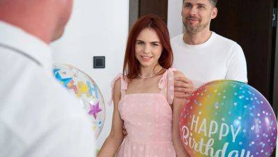 Kristof Cale - Stepdaughter Gives Stepdad a Hot Birthday Surprise with Two Cocks - Kristof Cale, Max Born, Sirena Milano - xxxfiles.com