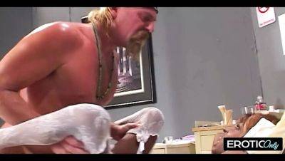 German Wife Spreads Wide For Doctor - Big Tits MILF Mocha Cream Fucks Hard & Cums - veryfreeporn.com - Germany