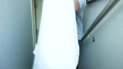 Alex Grey - Perky Co-Ed blonde Alex Grey can't wait to break in the bed, and show her friend's dad how grateful she is by sitting on his big cock - hotmovs.com - Usa