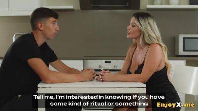 Sexy light-haired sweetie Tatiana Alvarez rides rock hard Brady Bud in XXX porn. - hotmovs.com - Colombia