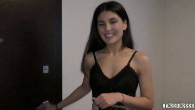 Hot Uzbek-Tajik Neighbor Azumi Liu Gives Blowjob in Skirt & Stockings - veryfreeporn.com