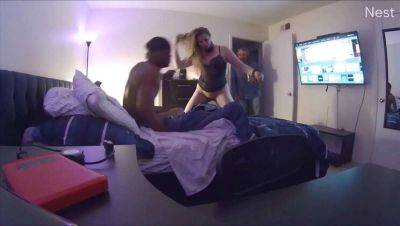 Husband Learns to Fuck Wife Hard - Rough Doggystyle & BBC Creampie - veryfreeporn.com