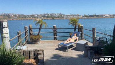 Bjraw Keira Croft, sucks Romeo Mancini Big Cock and takes huge facial cumshot! - sexu.com - Italy