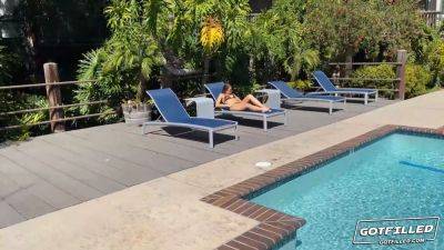 Gia Derza - Gotfilled Gia Derza gets her fuckhole filled - sexu.com