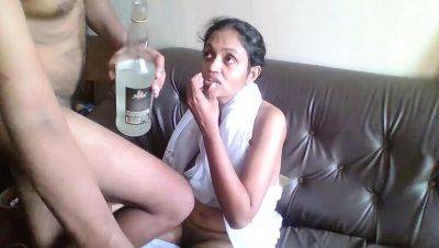 Cream - Desi Aunty Tina Baby Sucks Cock in White Saree - Homemade Maid Blowjob - porntry.com