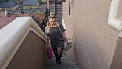 Stepmom Stacey Reid Catches Stepson Spying - Anal Creampie Fuck in Motel Room - veryfreeporn.com - Usa - South Africa