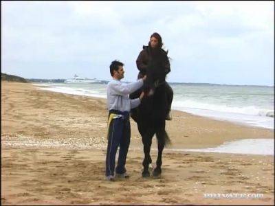 Victoria Takes Two Rides on the Beach - Private Porn Sex Videos - hotmovs.com