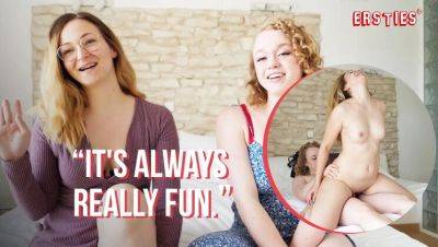 Curvy Redhead Sarah C Fucks Nikita Hard with Strap On - Lesbian POV Sex - xxxfiles.com - Germany