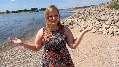 Hot German Teen Lina Mila Gets Creampied by Stranger in Outdoor Doggystyle Fuck - xxxfiles.com - Germany