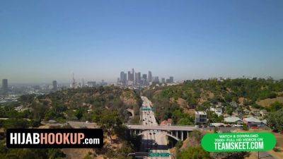 Stranded muslim cutie gets help from us stud and prizes him with her Tight Pussy - sexu.com