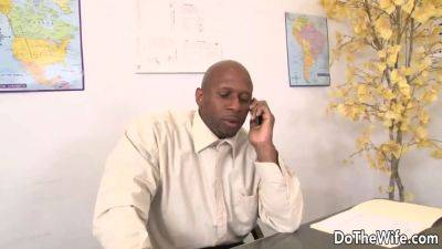 Shay Fox - Smokin Hot MILF Shay Fox Fucks Black Therapist Next to Her Cuckold - sexu.com