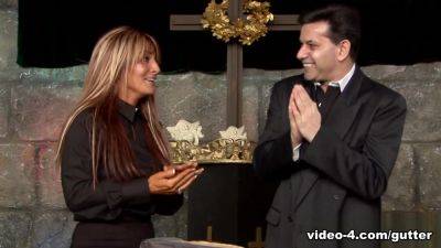 Stacey Saran - Jasmine Black & Kaia Kane & Stacey Saran in Religous Sex Group - GroupFuckSite - hotmovs.com