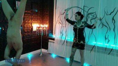 Miss Alessa Milano Upside Down Whipping - hclips.com - Germany