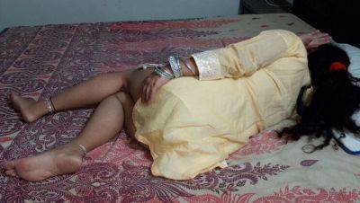 Desi Indian Sister-in-Law Spreads Legs Naked to Seduce - QueenbeautyQB - xxxfiles.com - India