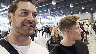 Papi Kocic and Daniel Knight pick up girl in public and take her back to the car... - ah-me.com