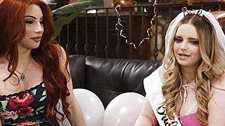 Codi Vore - Latin tgirl give sisterinlaw a lapdance - ah-me.com