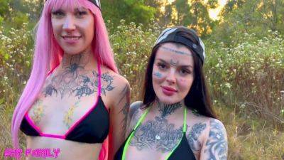 Public Pickup- Horny Milfs Trade Directions For Mouth Full Of Cum - hclips.com