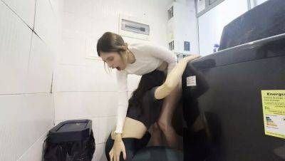 Hot Latina Stepsister Helps Me Wash Clothes - Lesbian Pussy Licking & Dirty Fun - veryfreeporn.com