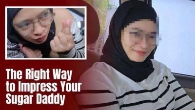 Hijab Indonesian Teen Minokiiko Sucks Sugar Daddy in Car - Cum in Mouth Swallow - porntry.com - India - Indonesia - Malaysia