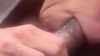 Blonde MILF Step Mom Deep Throats BBC in Car - Public Blowjob & Swallow - xxxfiles.com