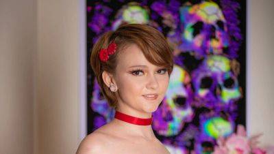 Alaina Kristar - Skinny Redhead Lucy Valentine Gets Rough Doggy & Deep Throat Fuck by Big Cock Stud - veryfreeporn.com