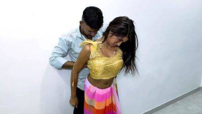 Desi Bhabhi Fucks Her Boyfriend Hard in Hotel Room - First Time After Marriage - porntry.com - India