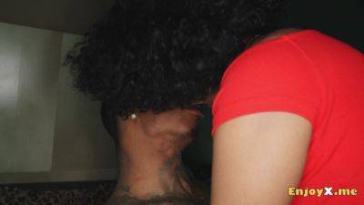 Selva Lapiedra, a sexy Brazilian pornstar, demonstrates her luscious black assets and fur covered poon in a - txxx.com - Brazil