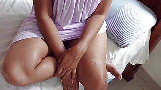 Sri Lankan fresh neighbor gets thicker to witness her large tits in best XXX porn! - ah-me.com - Sri Lanka