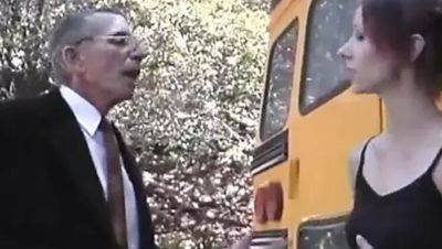 Young 19-Year-Old Babe Sucks Old Pig's Cock - Cum in Mouth & Swallowing - xxxfiles.com - Usa