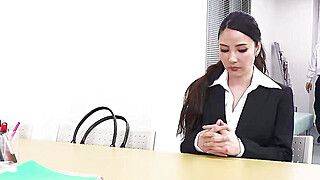 Secretary get Fucked in Japan by Boss - ah-me.com - Japan
