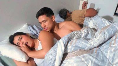 Hot Colombian MILF Angel Cruz Fucks Her StepSon Hard - Big Tits, Blowjob & Cum in Mouth - veryfreeporn.com - Colombia