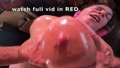 Huge Natural Tits BBW Gets Rough Face Fuck & Titty Fuck From MILF Hunter - Leona Loba - porntry.com