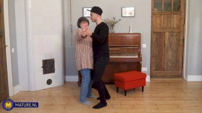 At Home - Sharon Amore Is A Horny Grandma Who Gets Fucked By Her Toyboy Student At Home - MatureNl - hotmovs.com