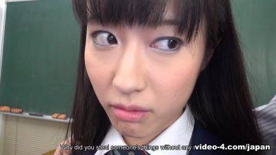 Tomomi Motozawa does some role play in the uniform club - JapanHDV - hotmovs.com - Japan