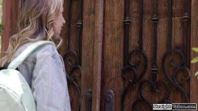 Teen has to lick new fostersisters shaved pussy ifo the rest - hotmovs.com