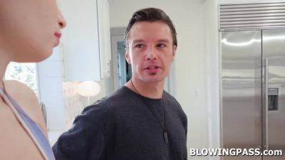 Petite teen stepsis learning blowjob with her stepbro - hotmovs.com